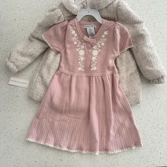 NWT Cupcakes & Cashmere Pink Tweed Texture - Picture 3 of 4